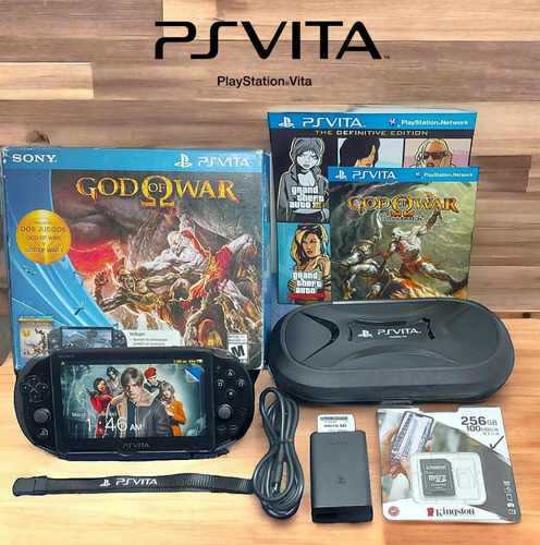 Psvita Slim Edición God Of War 256gb Accesorios+ Juegos 