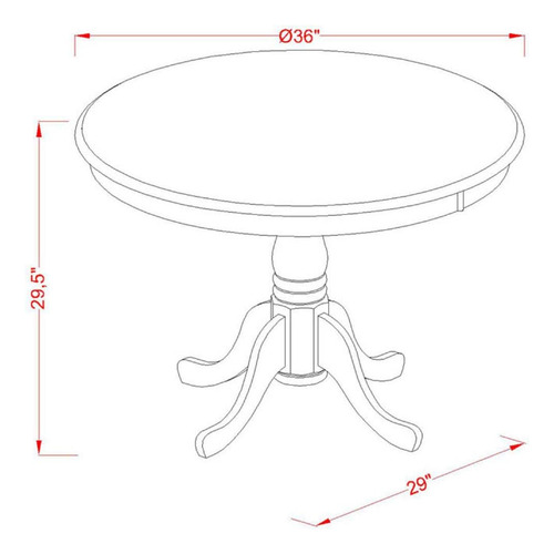 Mesa De Comedor Blanca Con Superficie Y Patas De Madera Maci