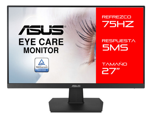 Monitor Asus Va27ehe 27 75hz 5ms Full Hd 1080p Amd Freesync 