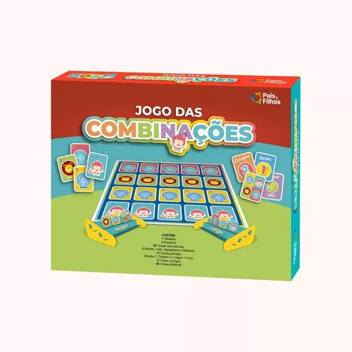 Jogo Das Combinações Tabuleiro Brinquedo Infantil Criança