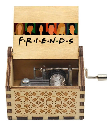 Caja Musical Serie Friends Box Wood Music Cajita Rachel Joey