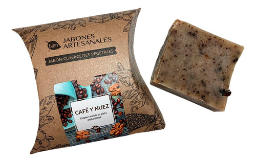 Jabón Artesanal Cafe Y Nuez Blen