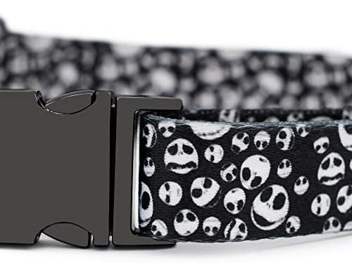 Instapettags Jack Skellington Collar De Nylon Cómodo Kx1ky