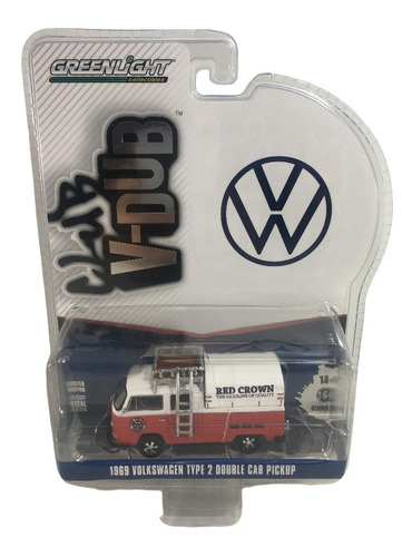 Greenlight 1/64 Club V-dub 1969 Volkswagen Type 2 Double Cab