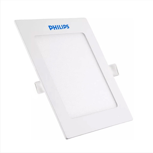 Panel De Embutir Led Redondo Cuadrado 24w Philips Pack X4u.