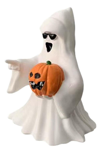 Estatua De , Figura De De Halloween, Fantasma De Calabaza