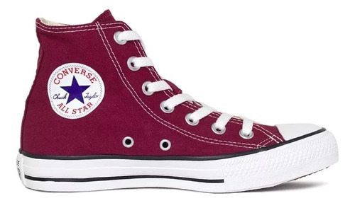 Tenis Converse All Star Chuck Taylor High Top color bordó - adulto 5.5 US