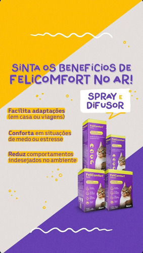 Felicomfort Spray 30ml Avert -adaptação-reduz Estresse Gatos