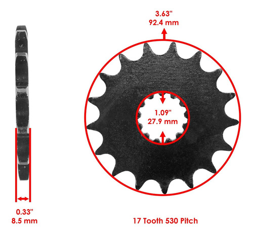 Drive Chain & Sprockets Kit For Triumph Legend 900 Tt 19 Ccj