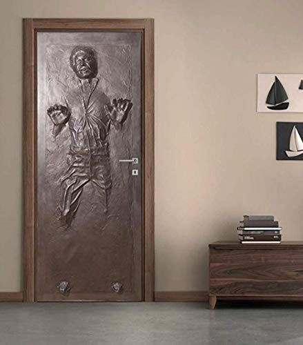 Han Solo Carbonita Puerta Calcomanía Etiqueta De La Pared Di