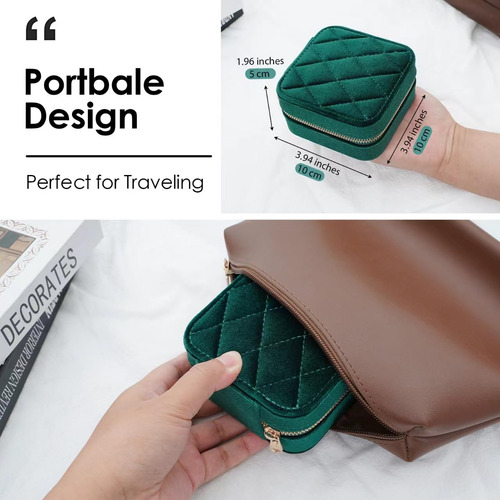 Focuschic Joyeros Pequenos Para Viajar, Organizador De Viaje