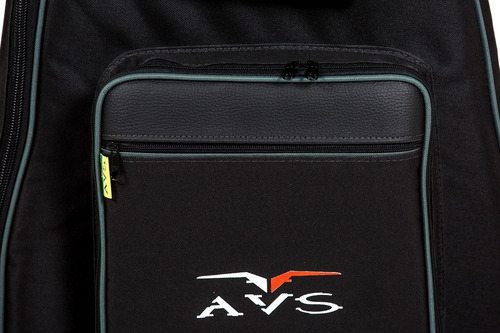 Capa Bag Para Violão Folk Avs Ch200 Acolchoada Super Luxo Cor Preto