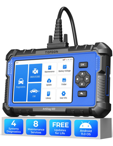 Escaner Ad600 Obd2 Actualizado Herramienta Diagnostico Motor