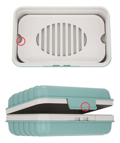 Caja De Jabón Perfumada Portátil Con Tapa, De Viaje Para El