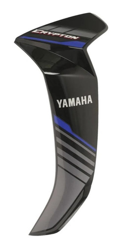 Plastico Cubre Pierna Izq Negro/azul Yamaha Crypton T110