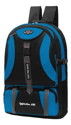 Mochila Deportiva Gym Viaje Escolar Back Pack Casual 1569gyk Color Azul