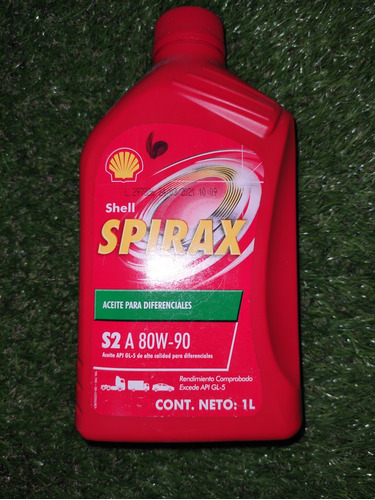 Aceite De Caja Sincrónica Transmisión Shell Spirax S2 80w90