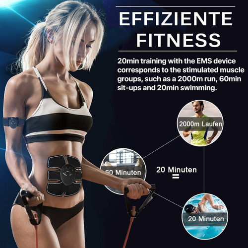 New Masajeador Muscular 5 En 1 Electroestimulador Ems