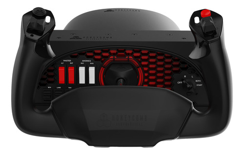 Flight Controls Honeycomb Alpha Yoke Con Panel De Interrupto