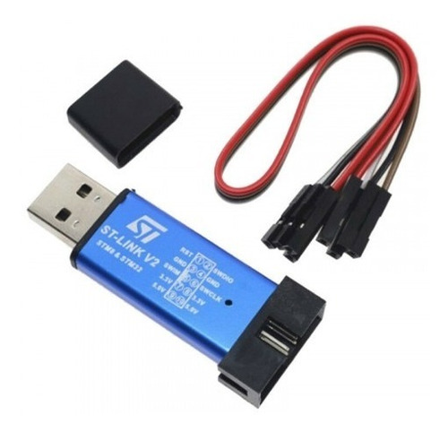 Programador Usb St-link V2 Mini Para Stm8 Stm32