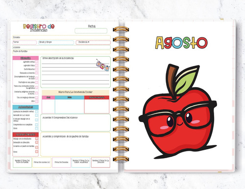 Agenda Educación Especial, 24-25 T. Carta, Snoopy, C