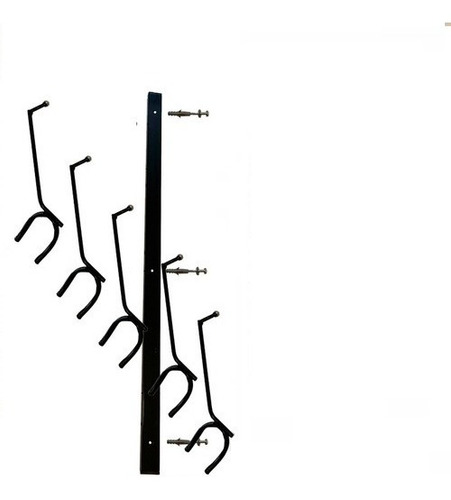 Imagen 3 de 10 de Soporte Pared Guitarra Bajo 5 Cinco Metalico Cuotas