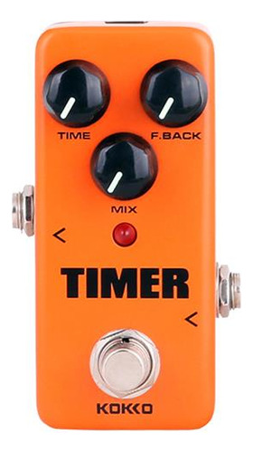 Pedal De Efecto Timer Delay Kokko Fdd2 Mini Color Naranja