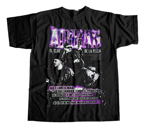 Airbag Remera Club De La Pelea Corazon Lunatico Halloween