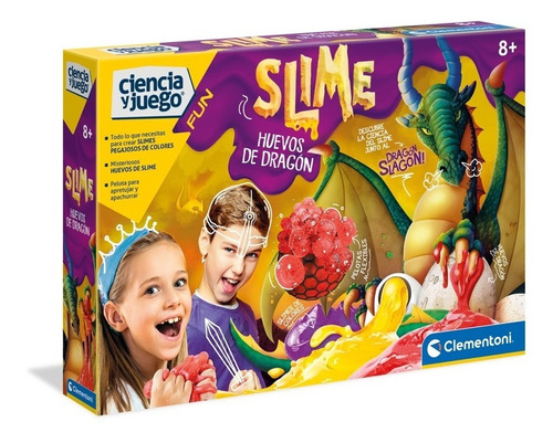 Clementoni Mini Set Slime Huevos De Dragón 55394