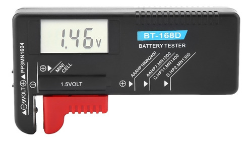 Comprobador De Batería Digital Universal De Lcd, Pila De Pr