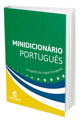 Minidicionário Português Off Set Capa Comum Culturama Nova Ortografia Verbetes