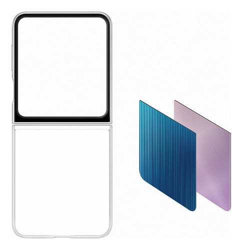 Funda protectora Samsung Flip-suit Galaxy Z Flip5, color transparente