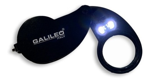 Imagen 1 de 3 de Lupa Galileo Alta Graduación Luz Led Y Luz Led Uv 40x 25mmø