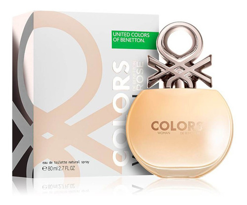 Benetton Colors Rose Woman Edt 80ml Silk Perfumes Ofertas