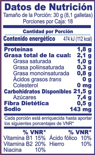 Marías 1/540g.- Galletas Dondé