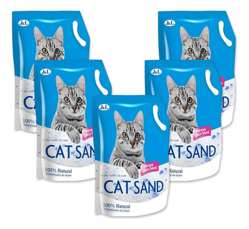 Piedras Sanitarias De Gel Silica Para Gato 19 Lt 