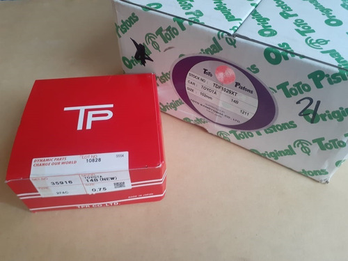 Juego Pistones + Anillos Toyota Dyna 14b 030 Made In Japan