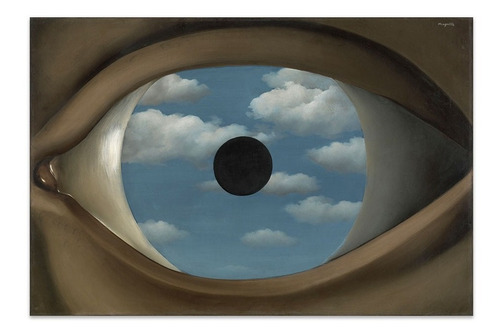 Cuadro Canvas Fine Art El Falso Espejo Magritte 40x60 M Y C
