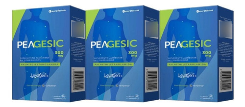 Kit Peagesic 300mg 3 Caixas Com 30 Comprimidos Cada