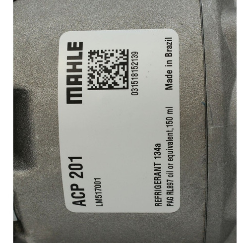 Imagem 4 de 6 de Compressor De Ar Gm Astra/vectra Mahle Novo