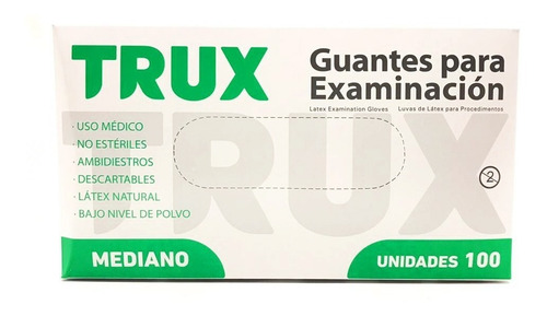 Guantes De Latex Descartables Examen / Caja X 100 Un.