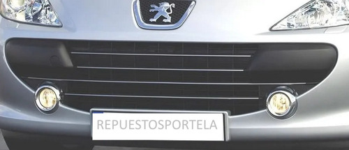 Imagen 4 de 10 de Molduras Viras Cromadas X4 Paragolpe Del Peugeot 307 06 2012