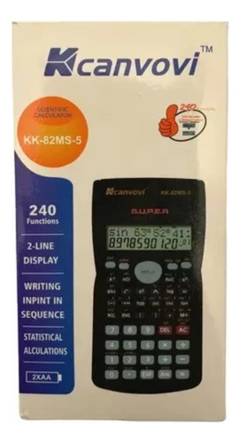 Calculadora Científica 240 Funções Capa Protetora Estatístic Preto