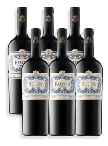 Vino Rutini Tinto Syrah De Altamira 750ml Mendoza Caja X6u