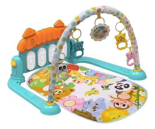 Gimnasio Bebe Gym Alfombra De Juegos Piano Juguete + Envio