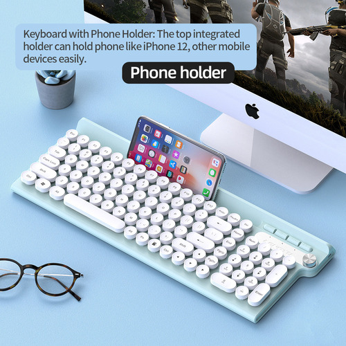 Mli Conjunto De Teclado Y Ratón Ergonómico Inalámbrico Con