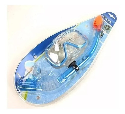 Imagen 3 de 6 de Mascara Antiparras Para Buceo Set De Snorkel Intex Mm
