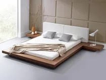 Comprar Cama Queen Pistoia Linea Nordica Con 2 Mesas De Noche