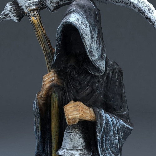 Estatua De La Santa Muerte De Pie, Decorativa, Sombría, Scyt
