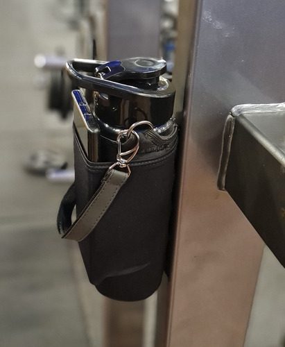 Bolsa Garrafa De Água Academia Com Imã Porta Celular E Chave